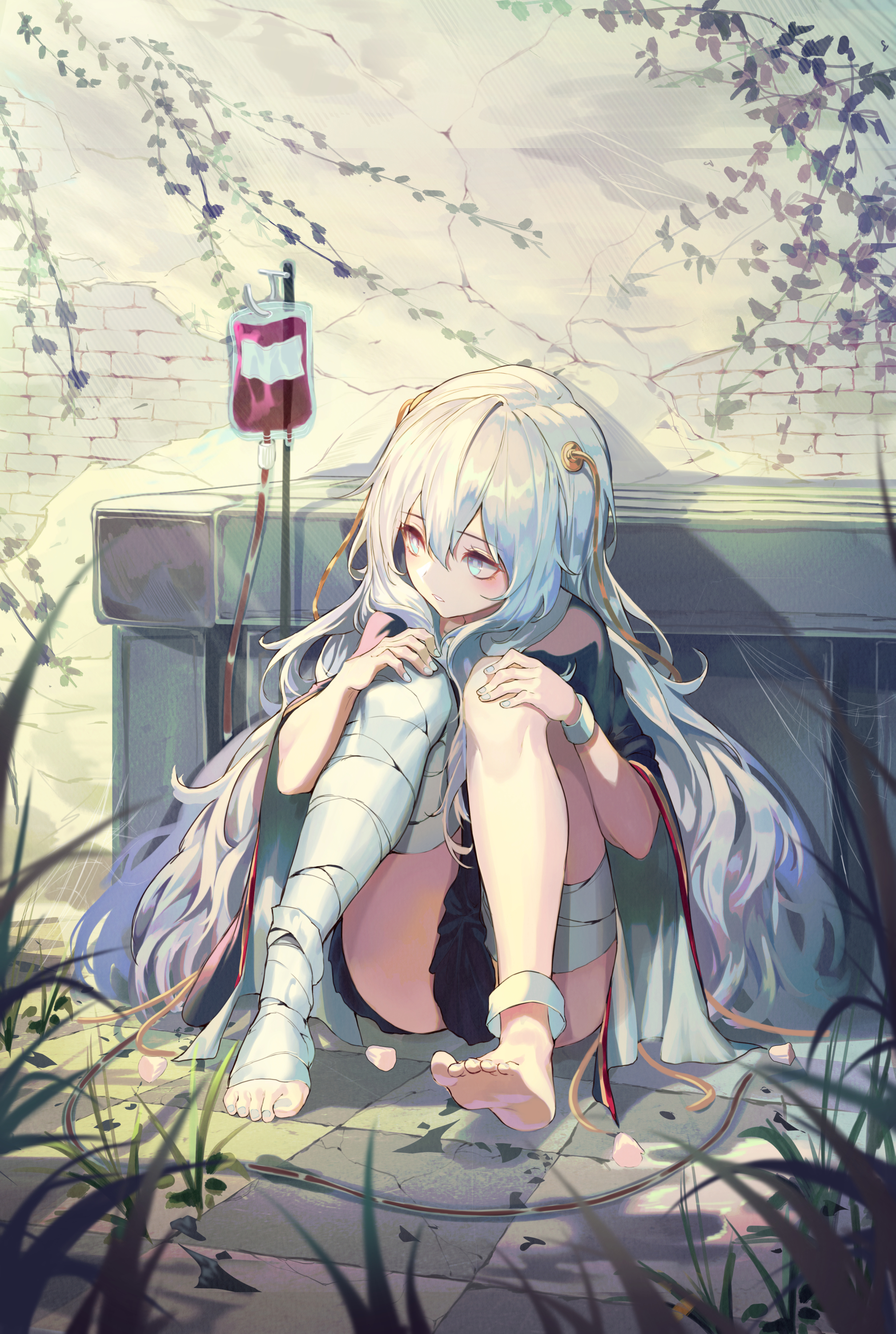 每日P站本子图 被遗忘在小角落的美少女手机壁纸 P站美图-第7张
