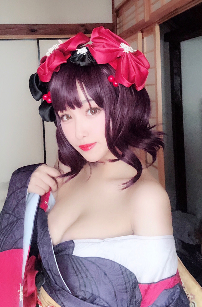 FGO 葛饰北斋 阿荣 COS COSPLAY-第6张