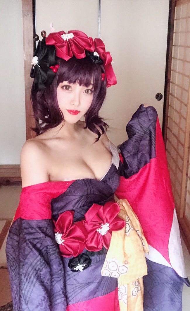 FGO 葛饰北斋 阿荣 COS COSPLAY-第3张