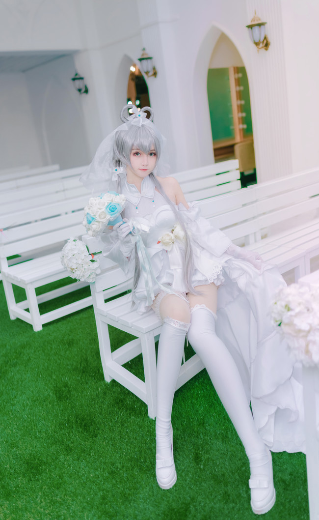 【COS正片】你真的对花嫁洛天依没有兴趣么 COSPLAY-第3张