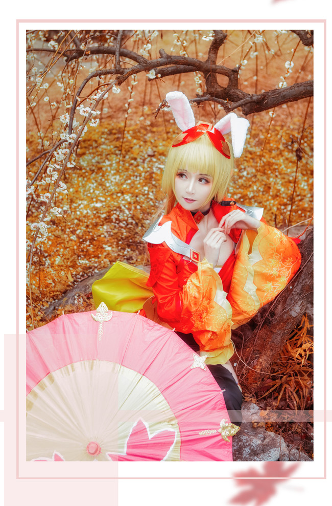【COS正片】【王者荣耀】公孙离的紅葉愛唄~ COSPLAY-第6张