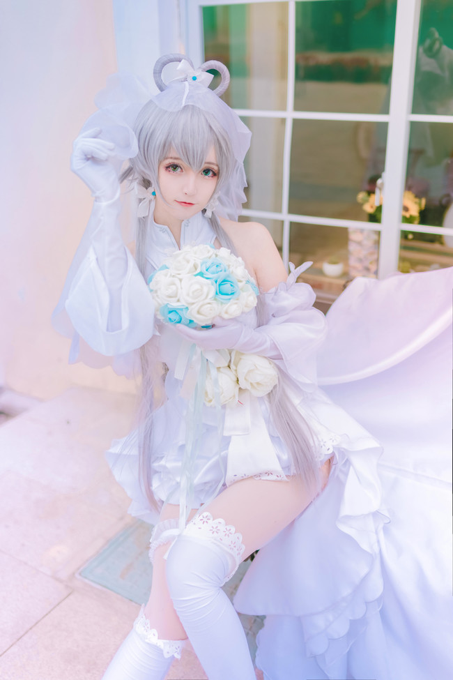 【COS正片】你真的对花嫁洛天依没有兴趣么 COSPLAY-第7张