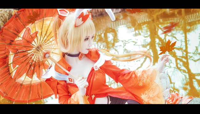 【COS正片】【王者荣耀】公孙离的紅葉愛唄~ COSPLAY-第7张