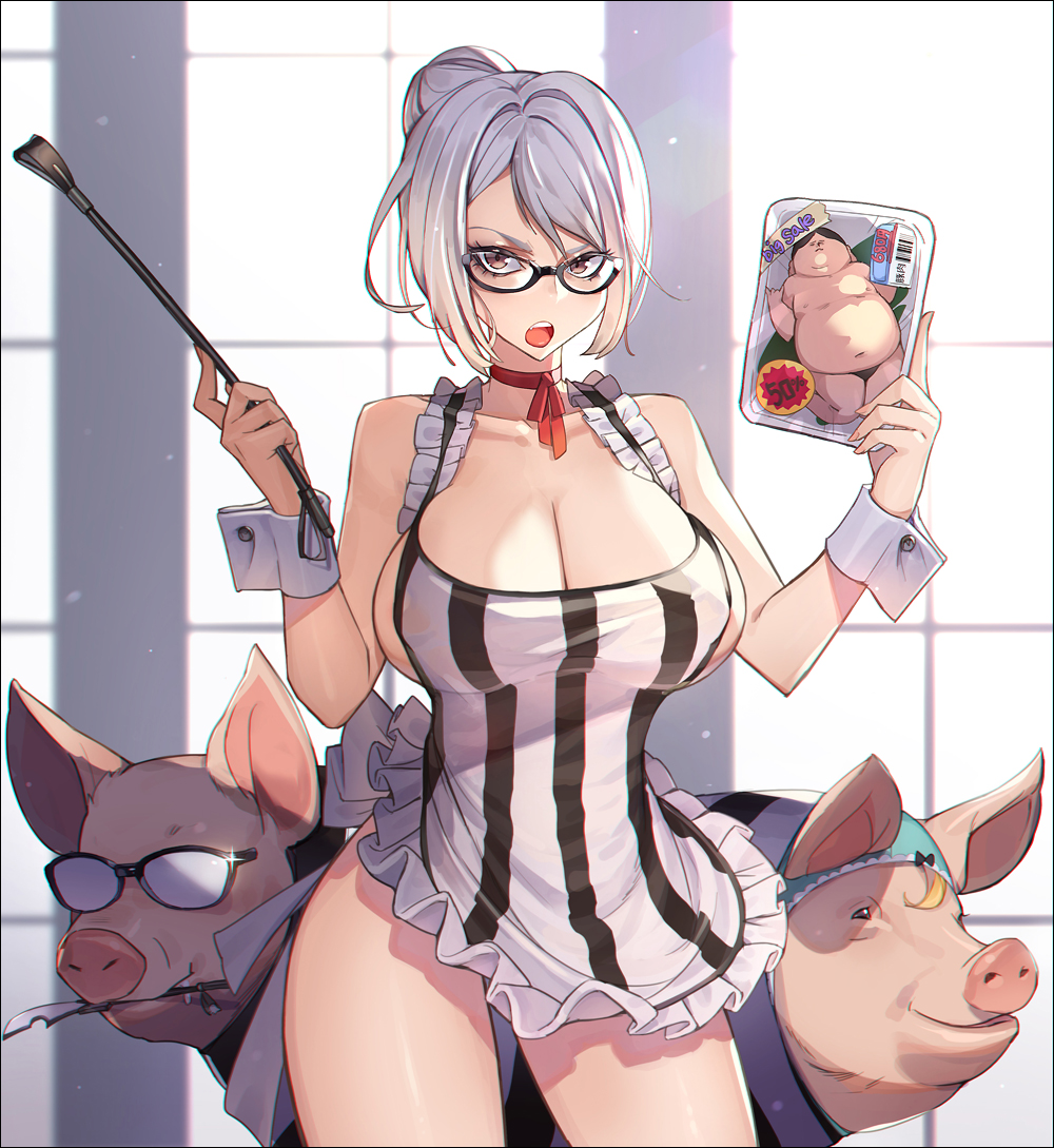 P站推荐 围裙美少女特辑 插画-第1张