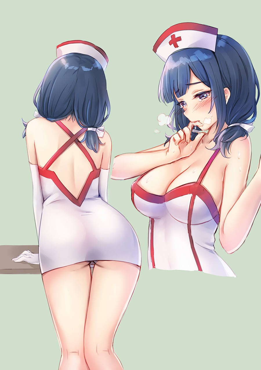 身穿白衣的护士小姐姐特辑 插画-第7张