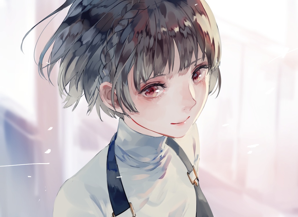 动漫美图之美少女自然美景 插画-第5张