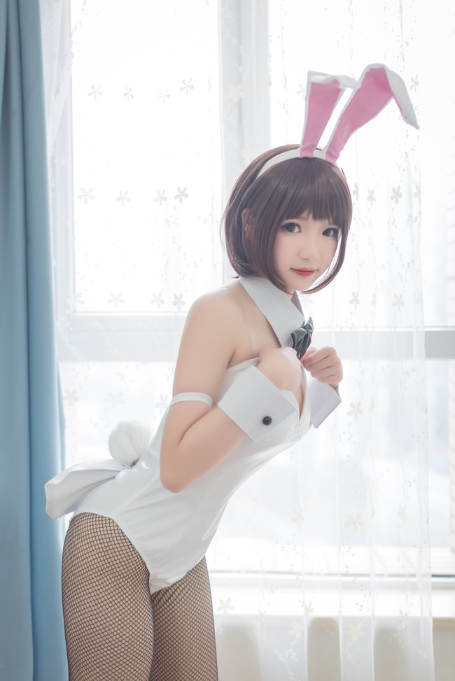 【COS正片】《路人女主》希望我是你心中的女主呢！兔女郎加藤惠Cosplay COSPLAY-第1张