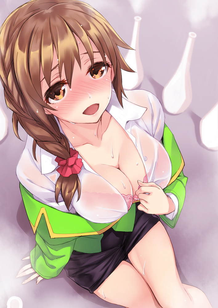 是汗水还是雨水打湿了你的衣服 少女与湿身特辑 P站画师-第6张