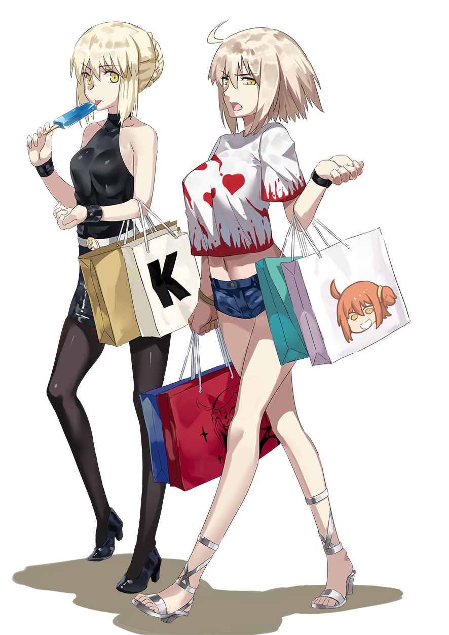 想和你一起享受假期！少女购物特辑 P站画师-第3张