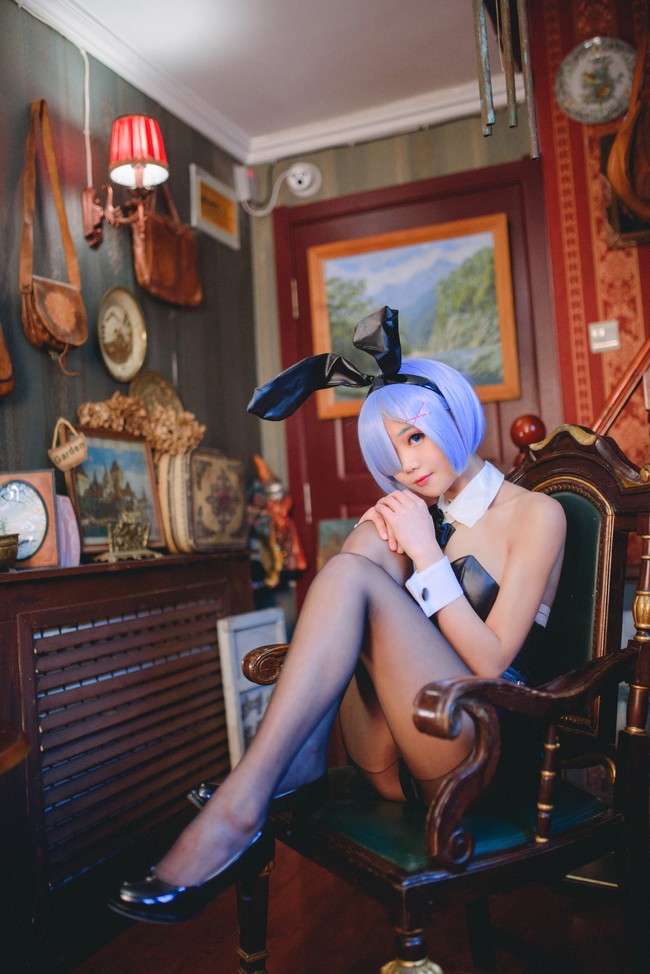 咖啡厅里的蕾姆也很努力哦~ COSPLAY-第2张