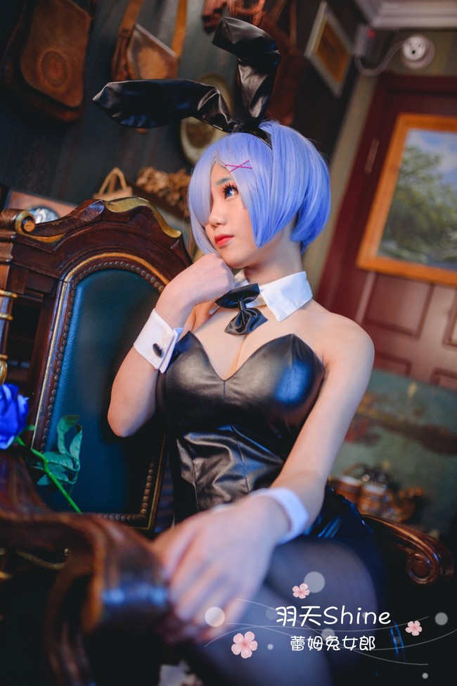 咖啡厅里的蕾姆也很努力哦~ COSPLAY-第11张