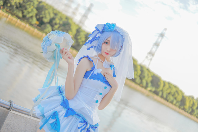 【COS】花嫁蕾姆 神本音 COSPLAY-第2张