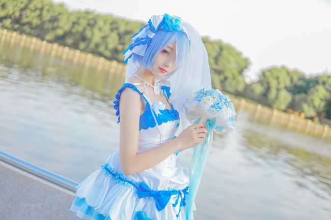 【COS】花嫁蕾姆 神本音 COSPLAY-第4张
