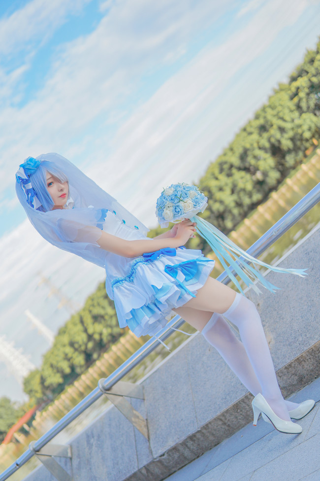 【COS】花嫁蕾姆 神本音 COSPLAY-第5张