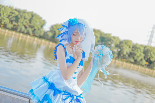 【COS】花嫁蕾姆 神本音 COSPLAY-第7张