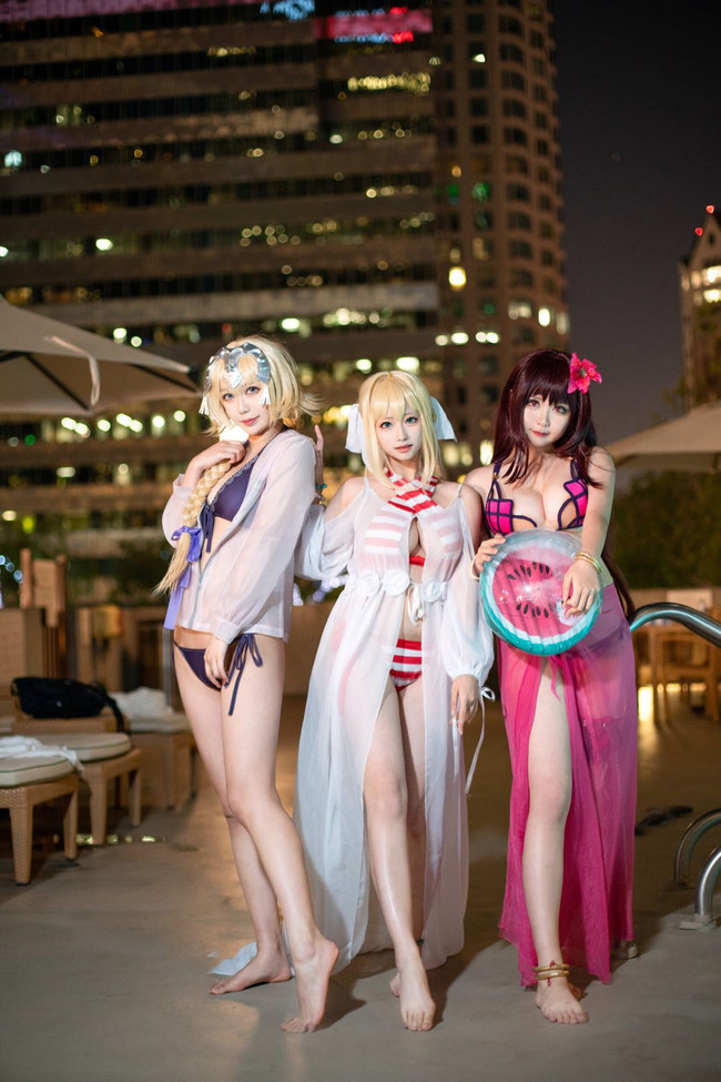 【COS】Fatestaynight 贰肆NiShi 非提北呱 酱油 COSPLAY-第1张