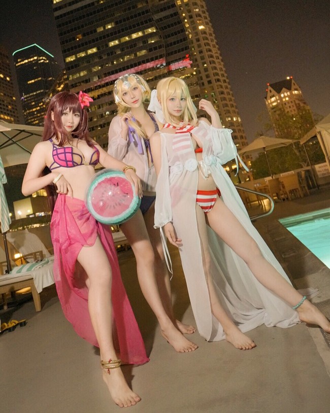 【COS】Fatestaynight 贰肆NiShi 非提北呱 酱油 COSPLAY-第4张