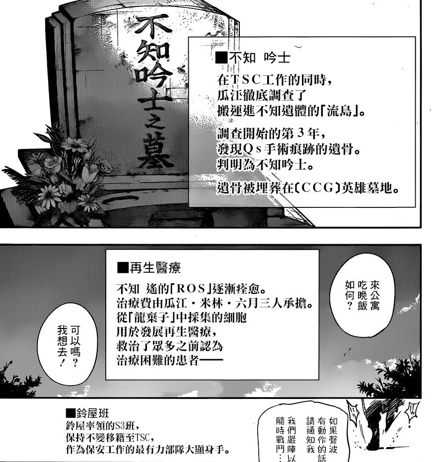 《东京喰种》漫画完结 金木回归美好大结局 次元速报-第3张