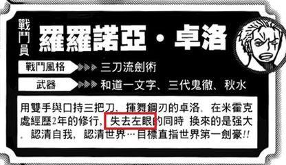 海贼王：索隆的左眼是怎么受伤的？ 综合-第2张