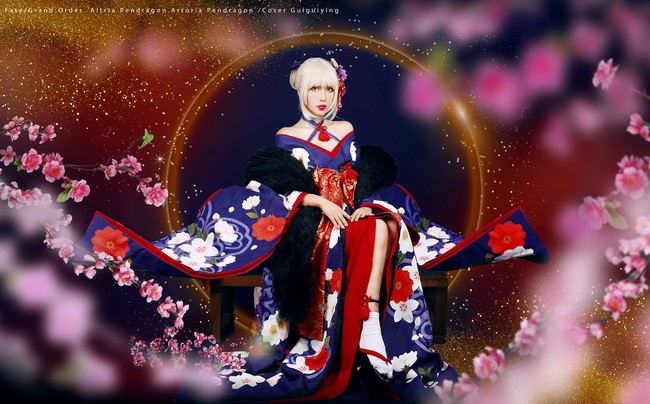 阿尔托利雅 花魁姿 COSPLAY-第8张