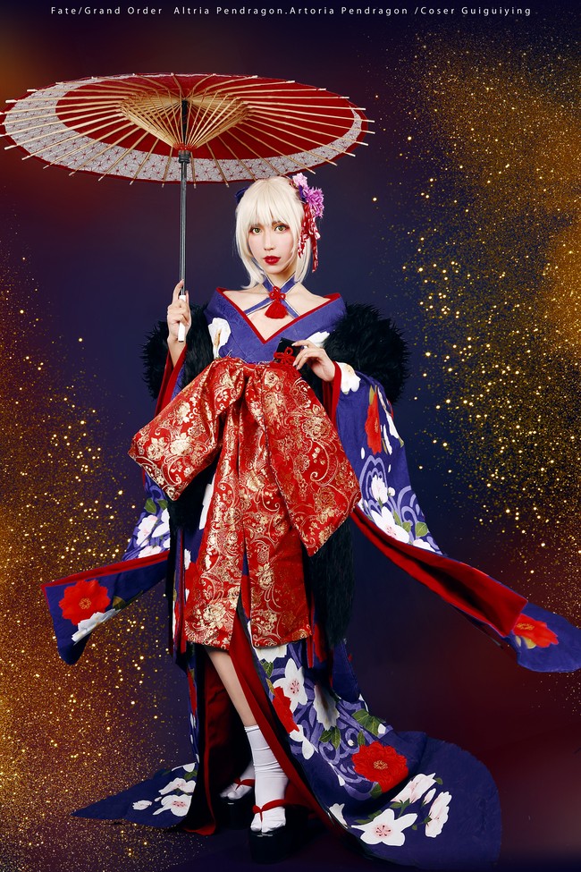阿尔托利雅 花魁姿 COSPLAY-第7张