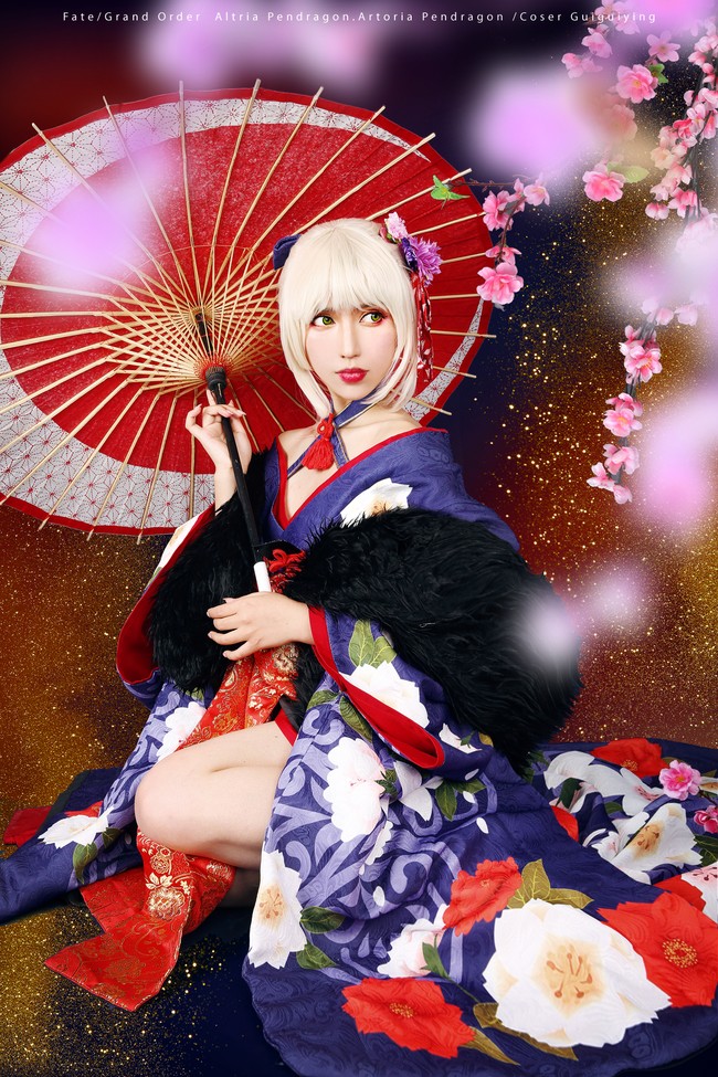 阿尔托利雅 花魁姿 COSPLAY-第9张