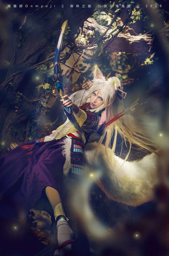 阴阳师森林之姬白狼COSPLAY COSPLAY-第1张