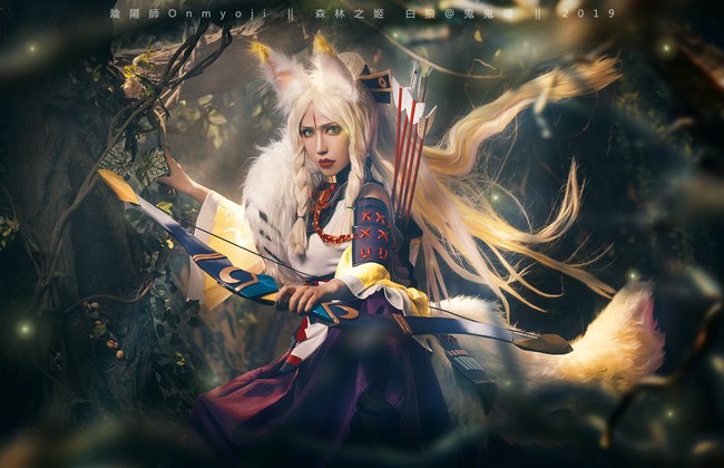 阴阳师森林之姬白狼COSPLAY COSPLAY-第3张