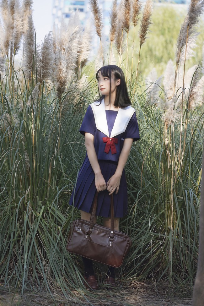 江边JK约拍 COSPLAY-第6张