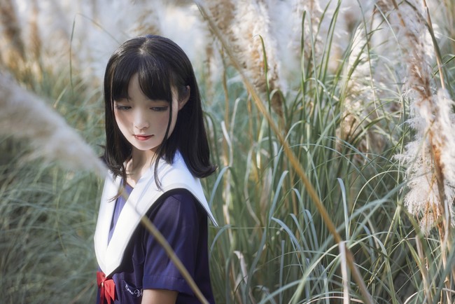 江边JK约拍 COSPLAY-第7张