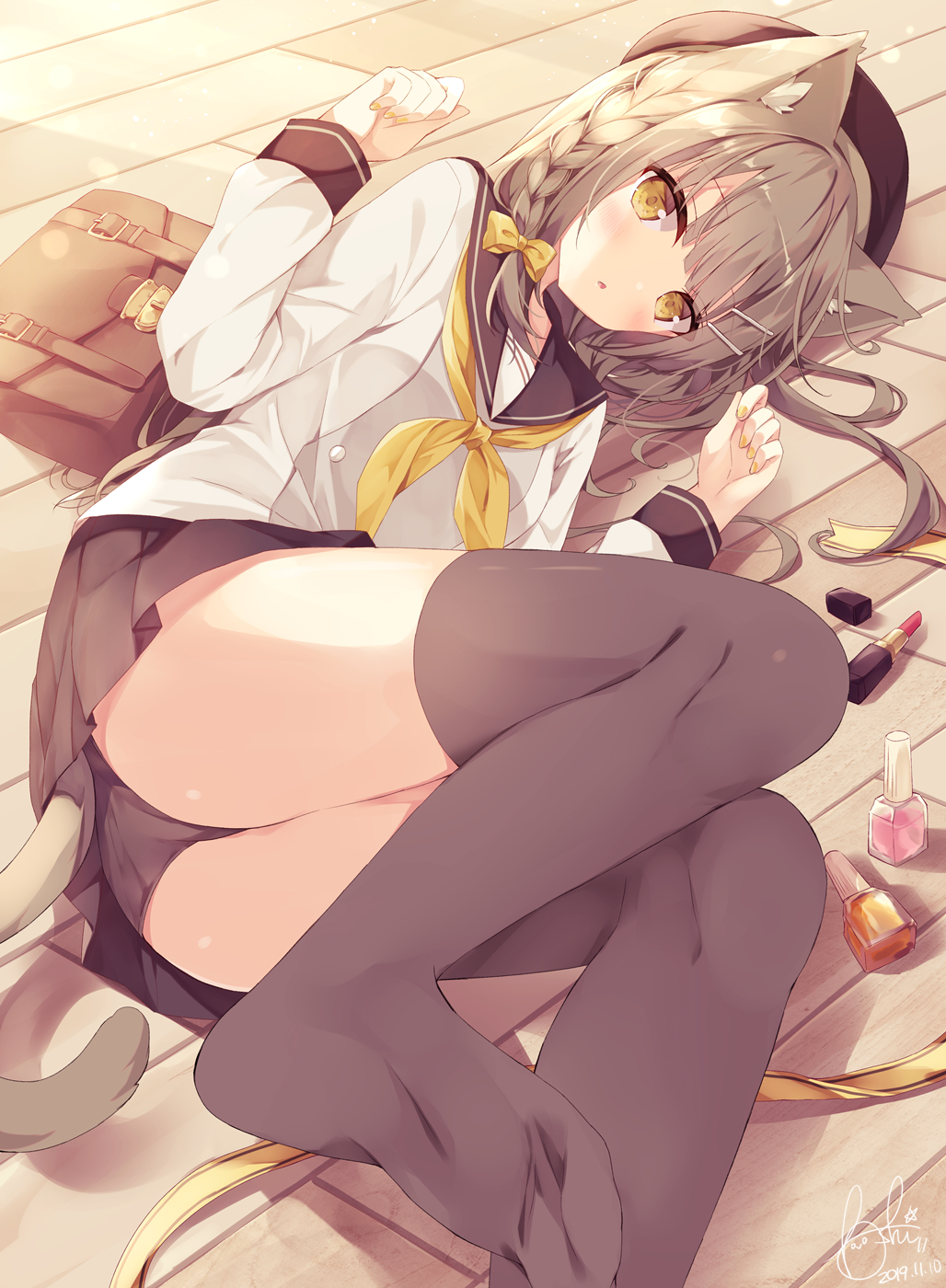 [P站美图]猫耳福利！猫耳娘壁纸 P站画师-第6张