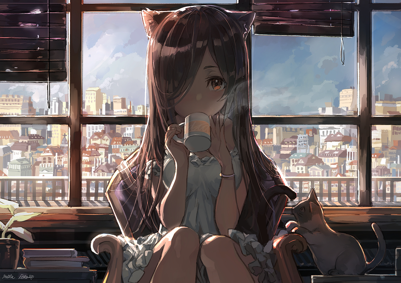 [P站美图]猫耳福利！猫耳娘壁纸 P站画师-第11张