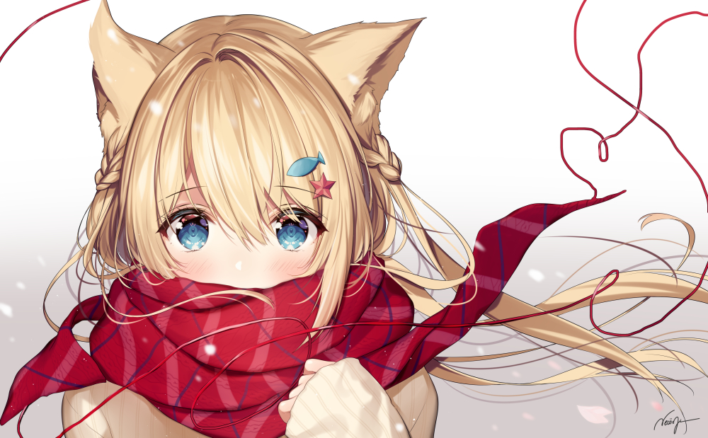 [P站美图]猫耳福利！猫耳娘壁纸 P站画师-第19张