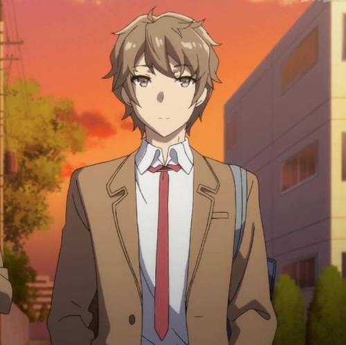 [动漫头像]校园四霸之梓川咲太 头像-第15张