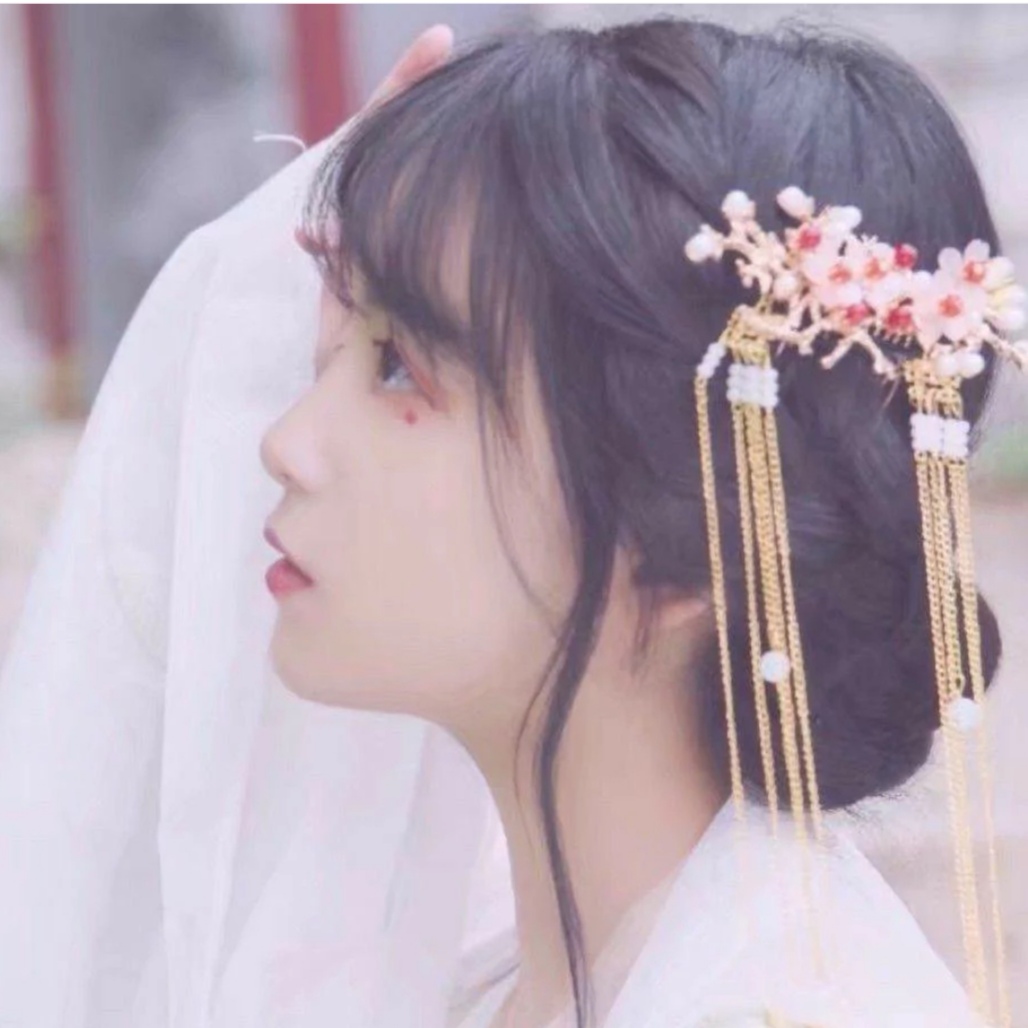 汉风女头像 女头像 老祖宗说过“女子出嫁 着我汉家霓裳 嫁我中华儿郎 系红绳 十里红妆 凤冠霞帔 撒酒敬先上” 头像-第2张