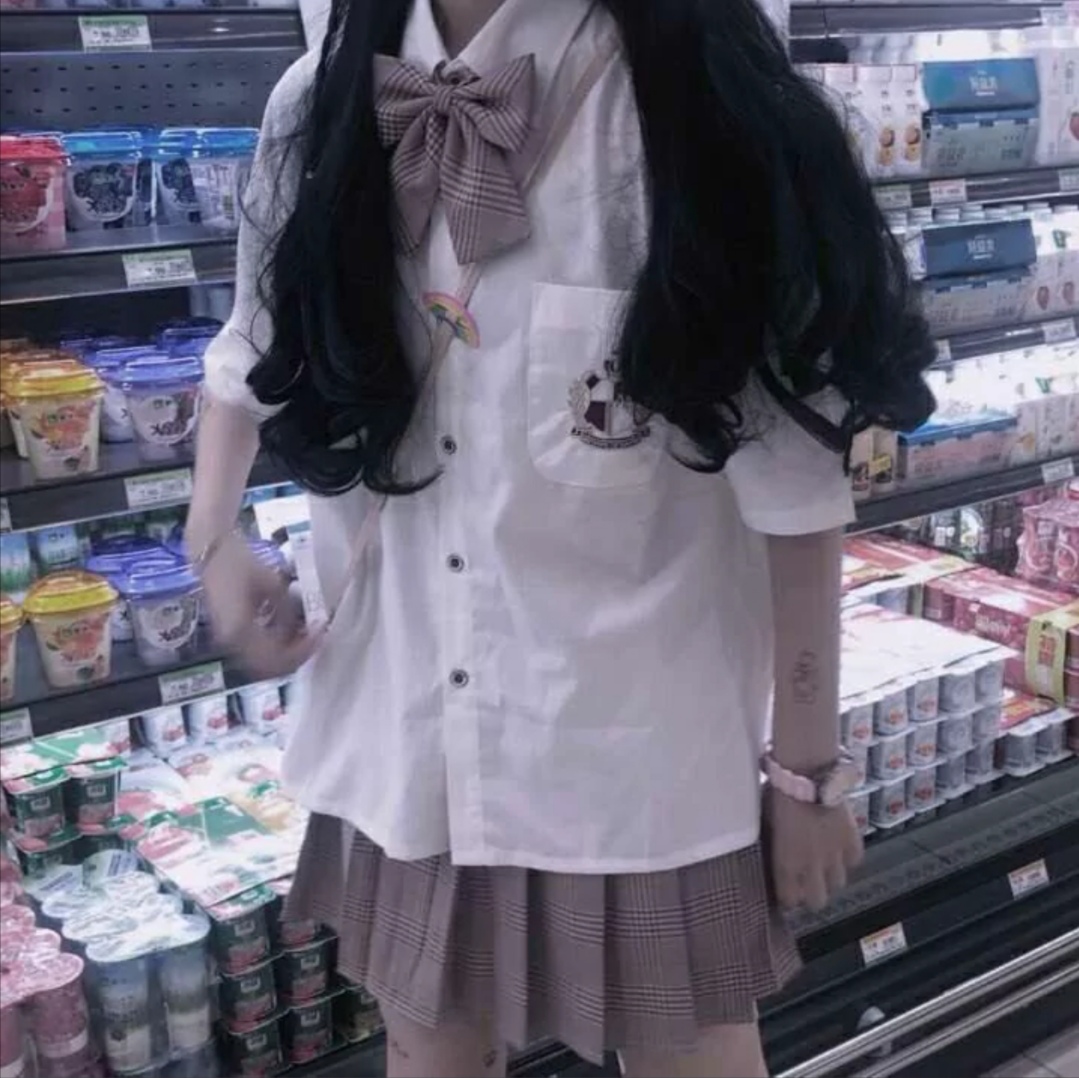 JK小裙子少女头像 叮~美女看过来哦✨ 头像-第4张