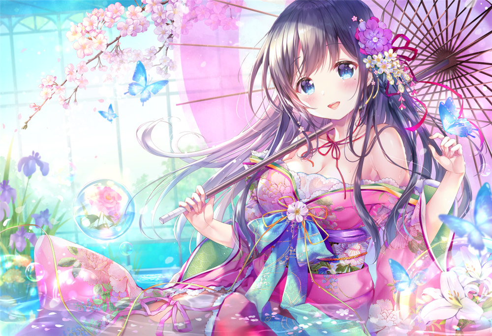 [美图精选] 白色婚纱 巨乳 游乐园 比基尼 黑丝[142张] 插画-第2张