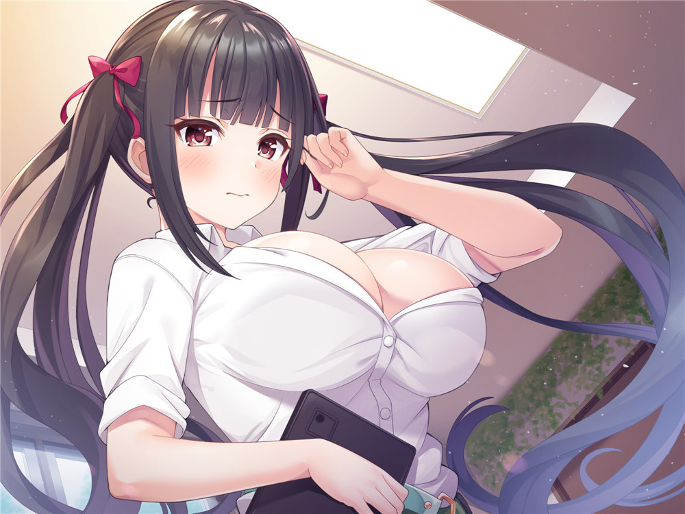 [美图精选] 白色婚纱 巨乳 游乐园 比基尼 黑丝[142张] 插画-第7张