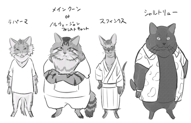 [次元速报]「想哭的我戴上了猫的面具」公开设定原画