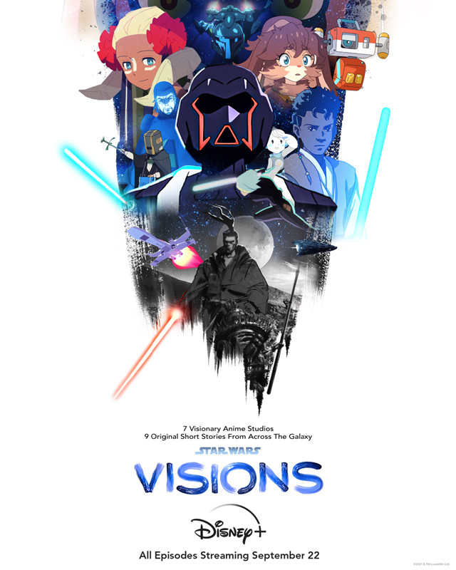 [次元速报]动画《星球大战：Visions》公开双版本主视觉图