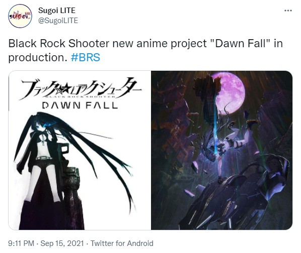 [次元速报]《黑岩射手》爆料将制作全新动画《黑岩射手 DAWN FALL》