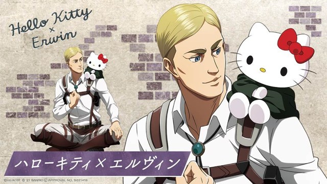 【次元速报】 《进击的巨人》X《三丽鸥》联动宣传图更新