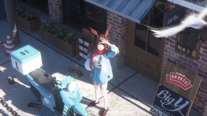 【插画】lol英雄联盟 塞拉菲娜 美少女战士 明日方舟  阿米娅给你送外卖啦~ 插画-第3张