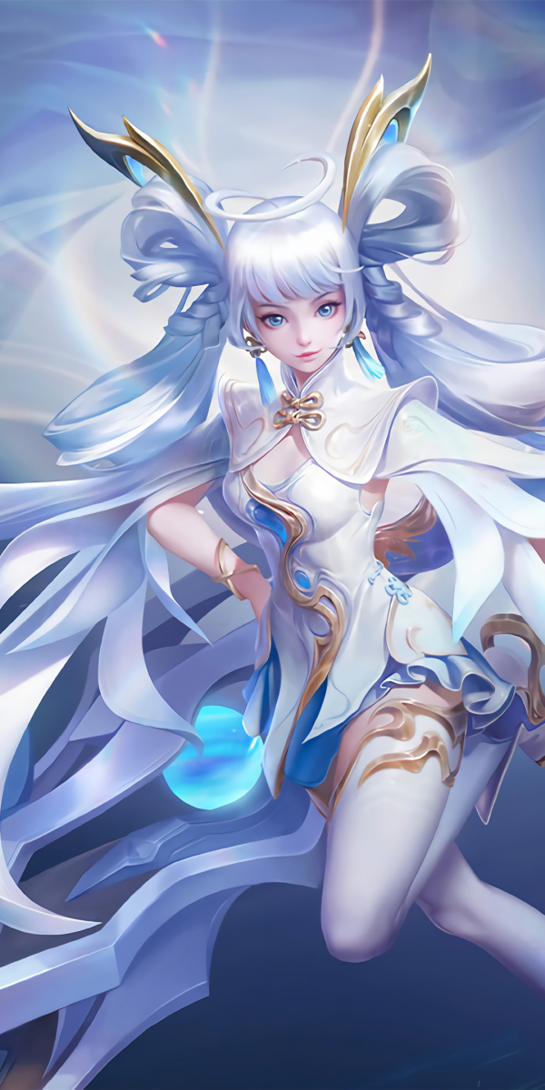 【手机壁纸】白鹤梁神女 大乔 貂蝉遇见胡旋 西施-游龙清影 高清手机壁纸第6期王者荣耀特辑 手机壁纸-第8张