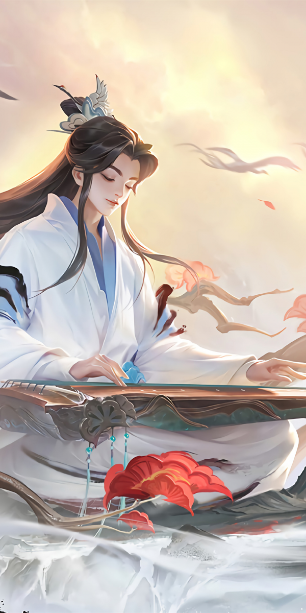 【手机壁纸】白鹤梁神女 大乔 貂蝉遇见胡旋 西施-游龙清影 高清手机壁纸第6期王者荣耀特辑 手机壁纸-第20张