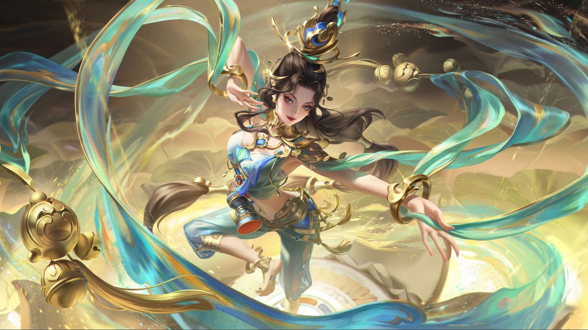 【电脑壁纸】白鹤梁神女 大乔 貂蝉遇见胡旋 西施-游龙清影 高清电脑壁纸第3期王者荣耀特辑 电脑壁纸-第7张