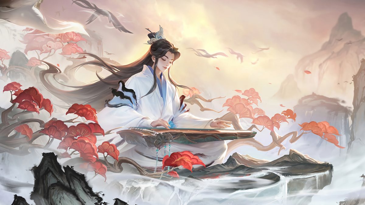 【电脑壁纸】白鹤梁神女 大乔 貂蝉遇见胡旋 西施-游龙清影 高清电脑壁纸第3期王者荣耀特辑 电脑壁纸-第21张