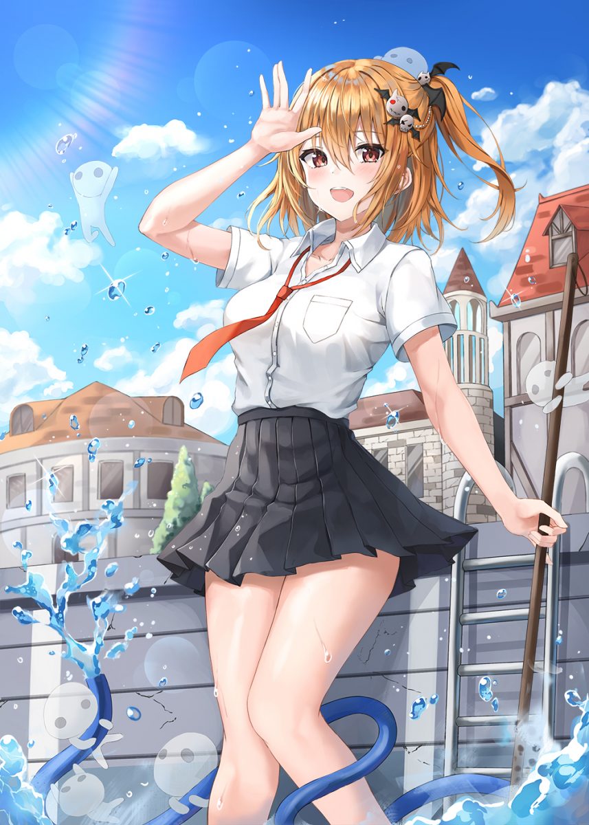 【P站插画】今日插画出炉咯，和猫耳妹子一起玩游戏吧 P站画师-第6张
