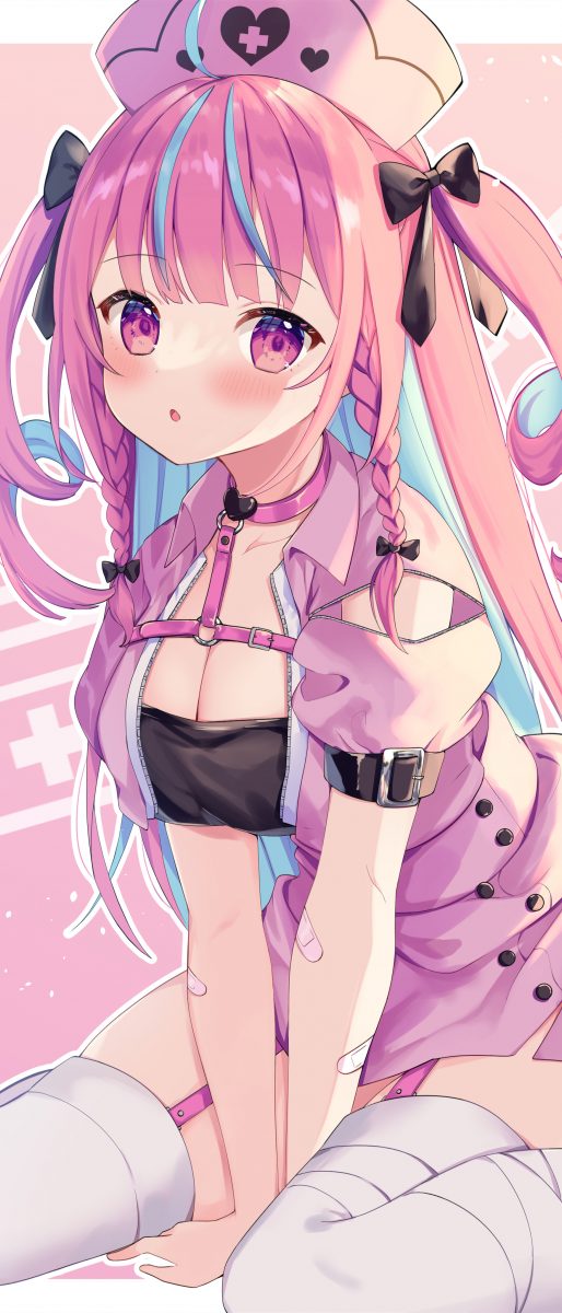 【全面屏手机壁纸】凑阿库娅小护士 美少女花騎士 手机壁纸第十期 手机壁纸-第5张