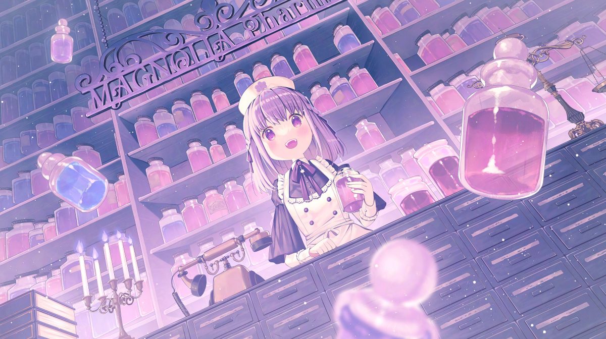 【插画】今日份插画妹子上桌了，魔法药品店 小栗帽 原神甘雨 狐耳少女 P站画师-第2张